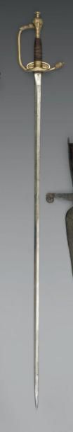 null Epée d'officier d'infanterie de Sainte Anne. Mod. 1798-1917. S.F. Gravée «pour...