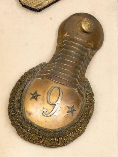 null Epaulette du 9e dragons «Elisavetgradski» mod. 1897. Sous-lieutenant. B.E.