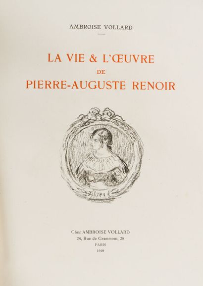 Ambroise VOLLARD. La Vie & l'oeuvre de Pierre-Auguste...
