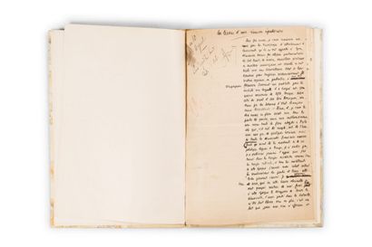 null HERRIOT Edouard (1872-1957) 								
M.A.S. (s.l.n.d.) 5 pp. in-folio, montées...