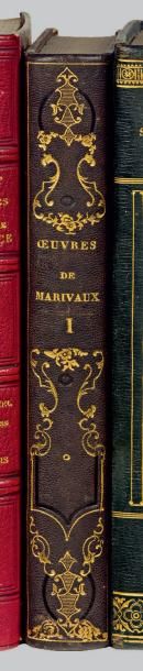 MARIVAUX Oeuvres complètes. Paris, Haut-Coeur et Gayet jeune, 1825. 10 volumes in-8,...