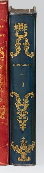 MONTAIGNE Essais. Édition publiée par J. V. Leclerc. Paris, Lefèvre, 1836. 2 volumes...