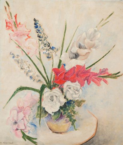 null Marguerite BEAUZÉE-REYNAUD (1894-1985)
Vase de fleurs
Huile sur toile contrecollée...