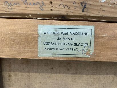 null Paul MADELINE (1863-1920)
La Chaumière
Huile sur toile.
Signée en bas à gauche.
46...