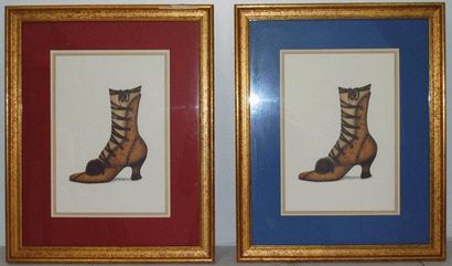 null "Bottines". Reproductions 55 x 45 qte.2