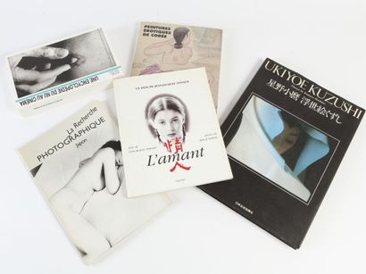 null Photography. Set of five photographic books (erotica, nude, painting and cinema):...