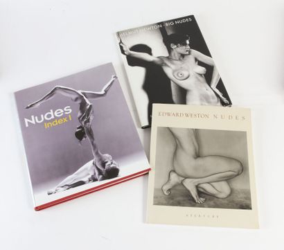 null Photographie. Ensemble de trois livres photographiques (erotica, nu) : Helmut...