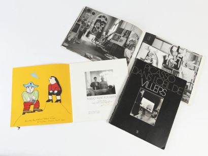 null Photography, photographic book: set of three books on Picasso and Villers. Picasso...