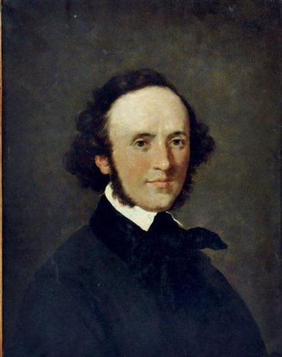 Silvestro VALERI (Rome 1814 - 1902) Portrait d'homme Sur sa toile d'origine. Signé...