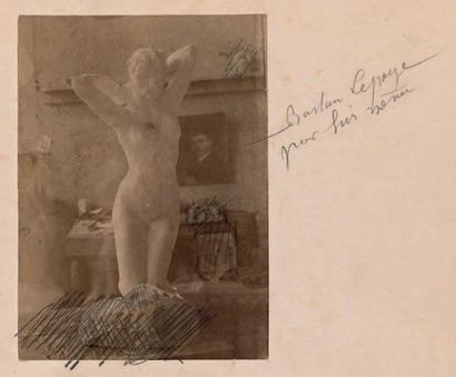 Auguste RODIN (1840-1917) Jules Bastien- Lepage, première maquette dite "au tertre...