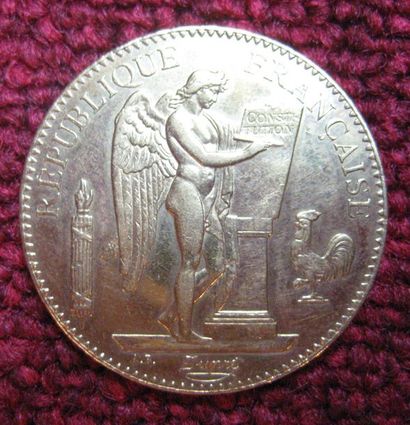 France 100 Francs or Génie 1882