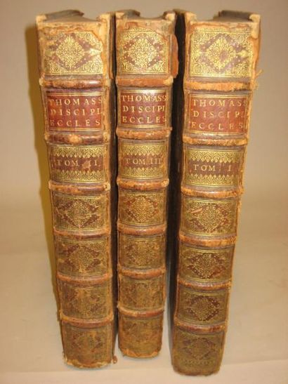 null VETUS ET NOVA ECCLESIA disciplina 3 vol in-folio 1691