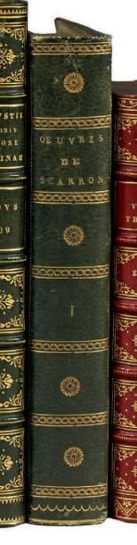 Paul SCARRON Oeuvres. Amsterdam, Wetstein, 1752. 7 volumes petit in-12, maroquin...