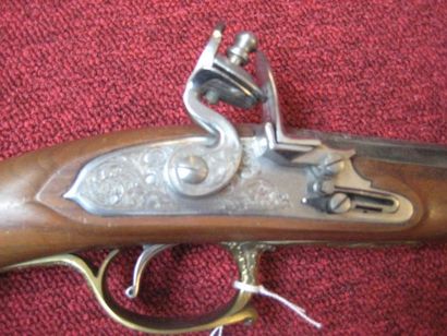 null Belle reproduction d'un pistolet à silex du XVIII
