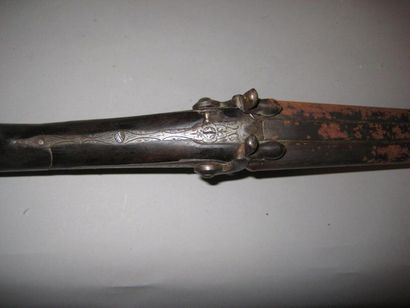 null Fusil à broche, fin du XIXème siècle (accidents au bois et à la crosse)