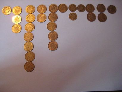 null FRANCE, ITALIE, BELGIQUE, RUSSIE 20 Francs or, Napoléon lauré, 1808 20 Francs...