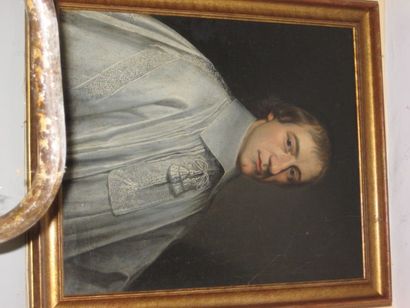 Portrait d'un ecclésiastique Huile sur toile...