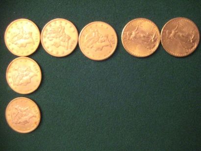 null USA 20 Dollars or, eagle, 1910, 1924 20 Dollars or, liberty, 1891, 1892, 1895...