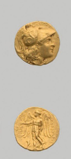 null Alexandre III le Grand (336-323 av. J.-C.) Statère d'or. 8,57 g. Abydus (323-317...