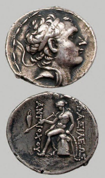null Rois de SYRIE Antiochus III, le Grand (222-187 av. J.-C.) Tétradrachme. 16,64...