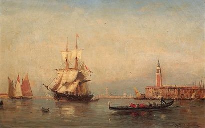 Charles GAILLARD DE L'EPINAY dit GALLARD LEPINAY (1842-1885) La lagune de Venise...