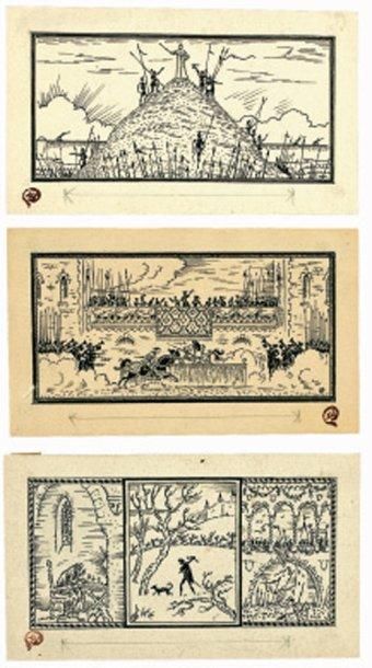 null Le Chevalier avare, Saint-Pétersbourg, 1922 14 pièces dont 1 couverture, 3 pages...