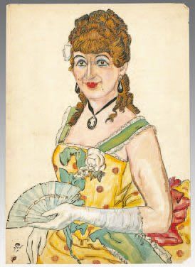 null Mademoiselle D. Birce dans la Parodie de la Traviata, 1926 Théâtre de la Chauve-Souris...
