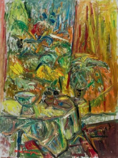 Pinchus KREMEGNE (1890-1981) Nature morte
Huile sur toile, signée en bas à gauche.
61...