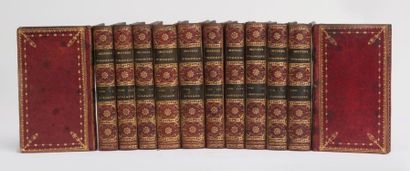 HOMERE L'Iliade. - L'Odyssée. Paris, Didot aîné, 1787-1788. Ensemble 12 volumes in-16,...