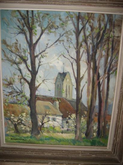 Pierre BORDENAVE (1900-1969) Paysage,
Huile sur toile
Signée en bas à droite
33,5...
