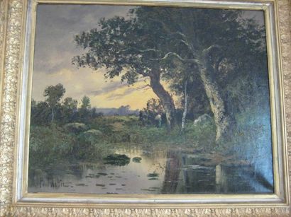 Paul ASTIER Bord de rivière
Toile
Signé en bas à gauche
65 x 80 cm