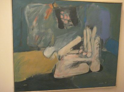 Ferit Iscan (1931-1986) Main tendue
Huile sur toile
Signé en bas à droite et daté...