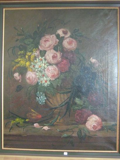 null Bouquet de fleurs
Huile sur toile
98.5 x 79 cm
