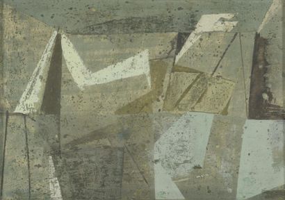 CUCA SOKIC Ljubica (1914-2009) «Composition abstraite en bleu»
technique mixte
Non...