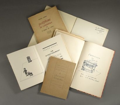 Kafka Franz Ensemble de 5 volumes:
- «Joséphine la cantatrice», traduction A.Vialatte,...
