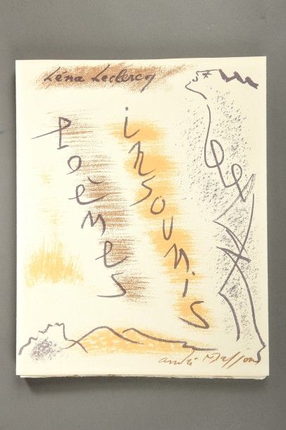 LECLERCQ Lena «Poèmes insoumis», un volume sous emboitage, illustré par André Masson,...
