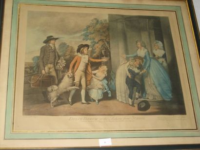 William Redmore BIGG (1755-1824) (D'après) "Dulce Domum of the return from school",...