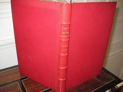 HUGO Victor. Les Voix intérieures. Paris, Eugène Renduel, 1837 ; in-8, reliure janséniste...