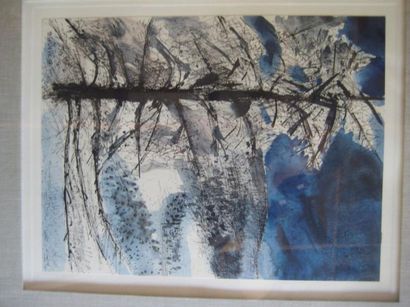 Guy Bardone (1927-2015) «L'arbre givré, Jura»
Aquarelle et encre sur papier.
Signé...