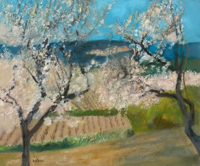 Guy Bardone (1927-2015) «Printemps à la Cardière d'Azur», 2009
Huile sur toile.
Signée...