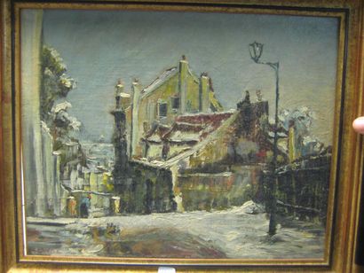 Fernand LAVAL (1886/95-1966)
Rue à Montmartre
Huile...