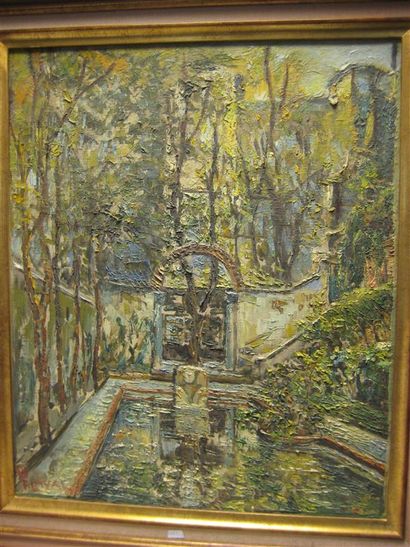 Fernand LAVAL (1886-1966)
La fontaine
Huile...