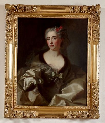 École FRANÇAISE du XVIIIe siècle, atelier de Jean marc NATTIER Portrait de femme
Toile
80...