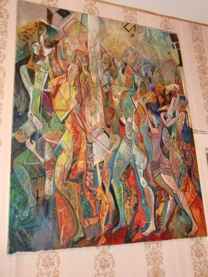 Raymond DUVILLE (1916-2007) Raymond DUVILLE (1916-2007)

Carnaval

Huile sur toile

81...