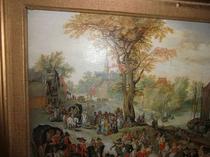 null Ecole XIXème dans le goût hollandais

Scène villageoise

Huile sur toile

31...