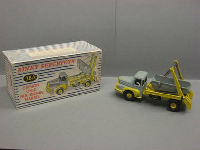 null - Dinky Supertoys. Camion UNIC Multibenne Marrel avec sa boite. Made in France....