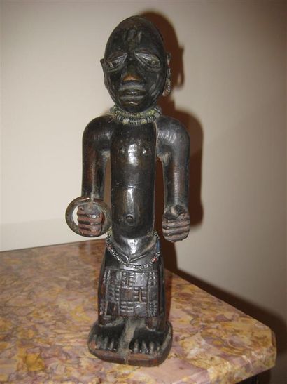 null Sculpture Yoruba du Nigéria 
H : 31 cm