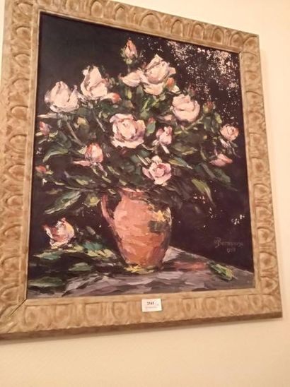 MARCEL BERNANOSE (1884-1952) Bouquet de fleurs
Huile sur toile signée en bas à droite...