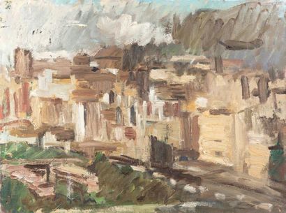 Atelier Pierre GOGOIS (né en 1935) Vue de Caracas, 1976
Huile sur toile.
Signée en...