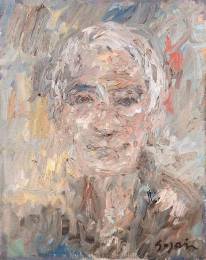 Atelier Pierre GOGOIS (né en 1935) Autoportrait
Huile sur toile.
Signée en bas à...